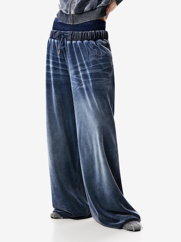 Wide Leg Pantalon 'Masha Popova' Desigual en bleu
