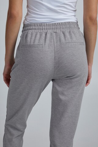 ICHI Slim fit Pants 'KATE' in Grey