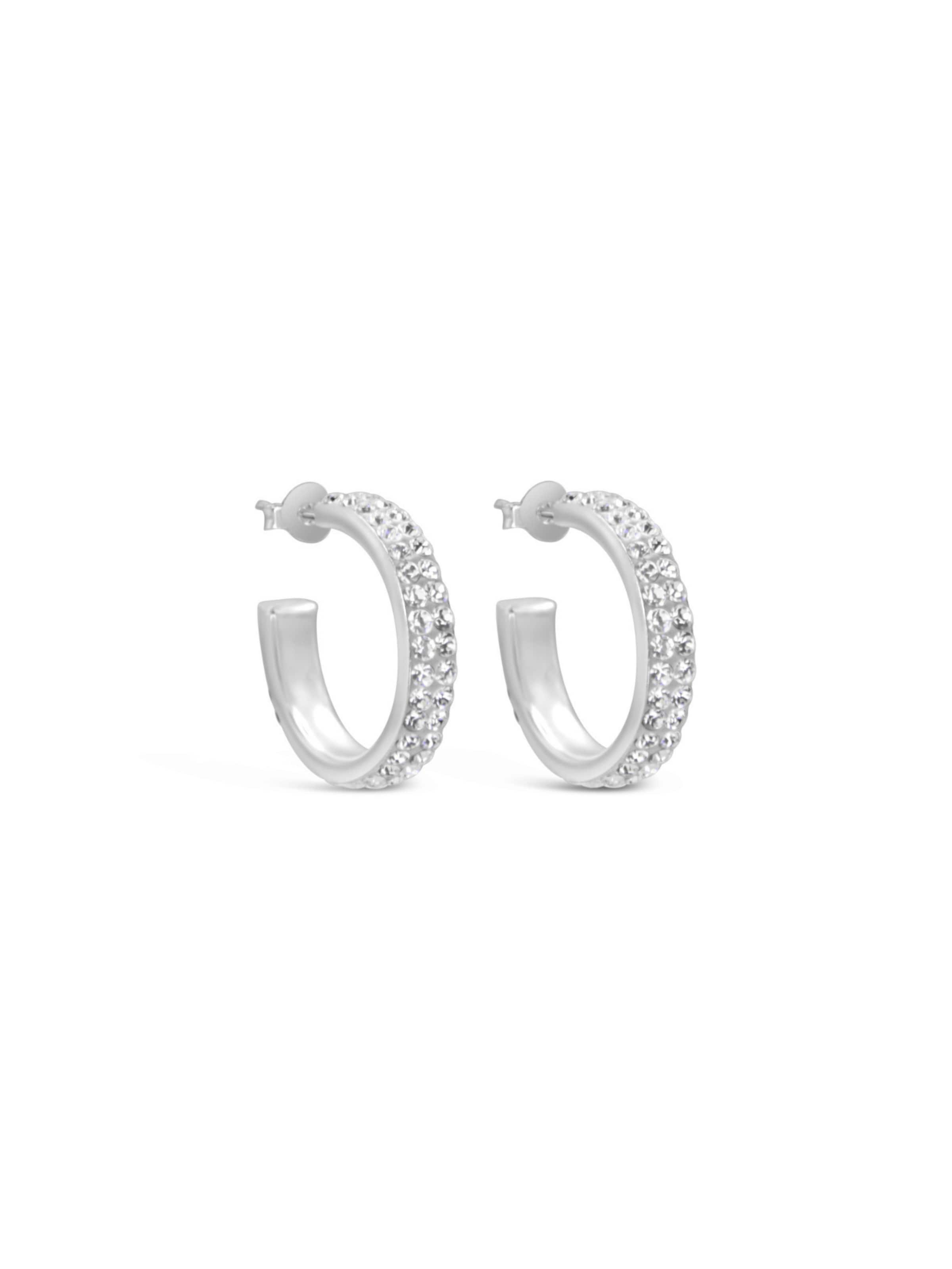 ARS-ARGENTI Earrings 'ETERNAL SHINE' in Silver: front