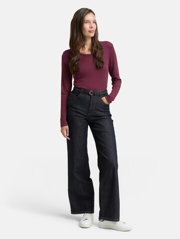 TOM TAILOR Shirt in Purple