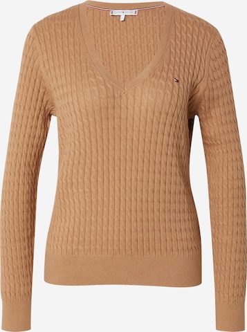 ruda TOMMY HILFIGER Megztinis: priekis