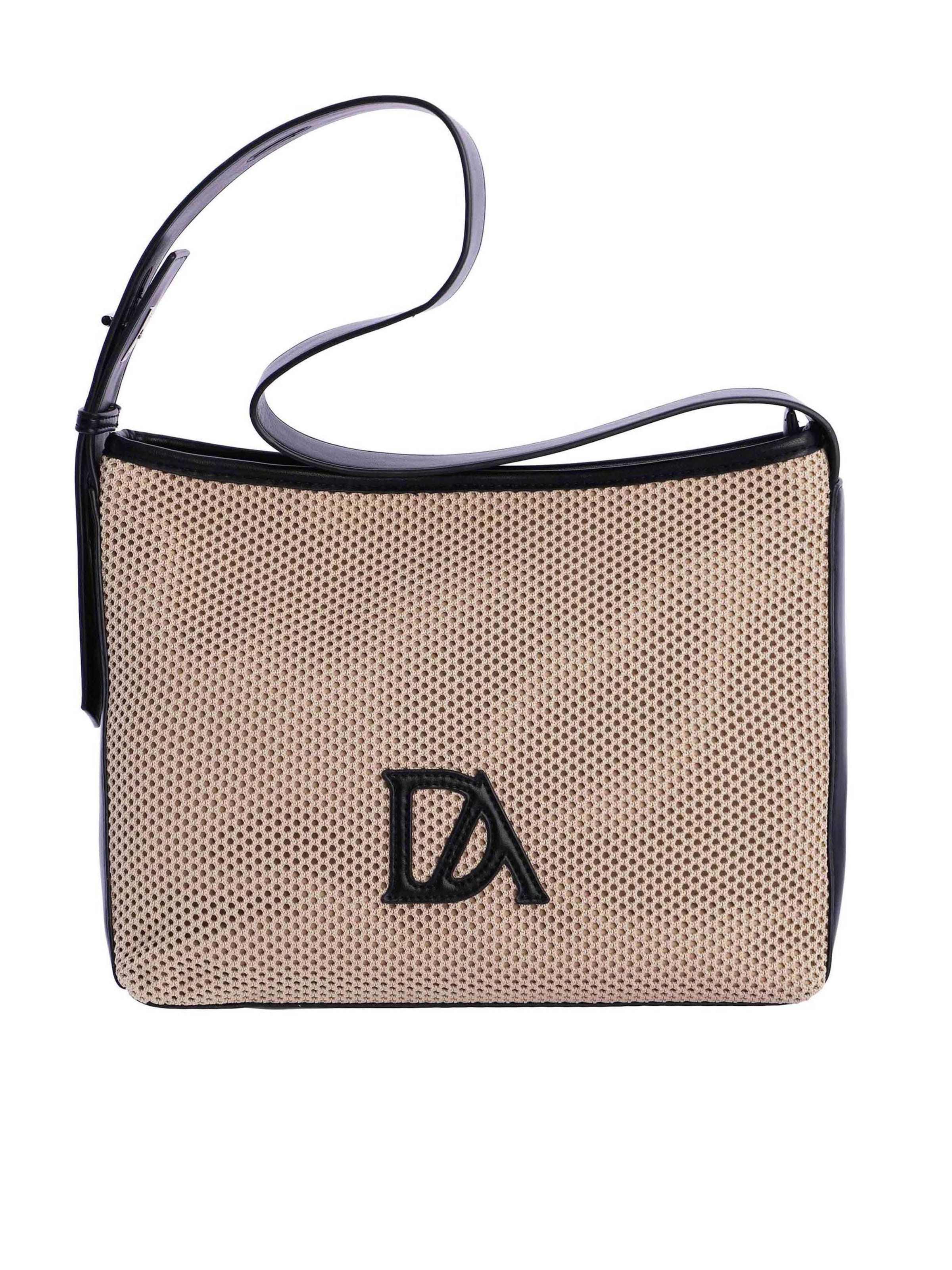 Don Algodon - Bolso de hombro 'Nayade' en beige: frente