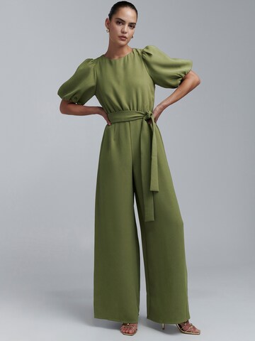 BWLDR Jumpsuit 'Laney' in Green: front