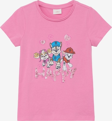 T-Shirt s.Oliver en rose : devant