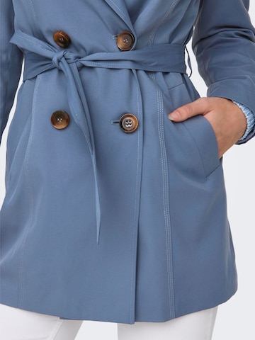 Manteau mi-saison 'Valerie' ONLY en bleu