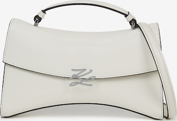 Karl Lagerfeld Olkalaukku 'K/Autograph' värissä valkoinen: etupuoli