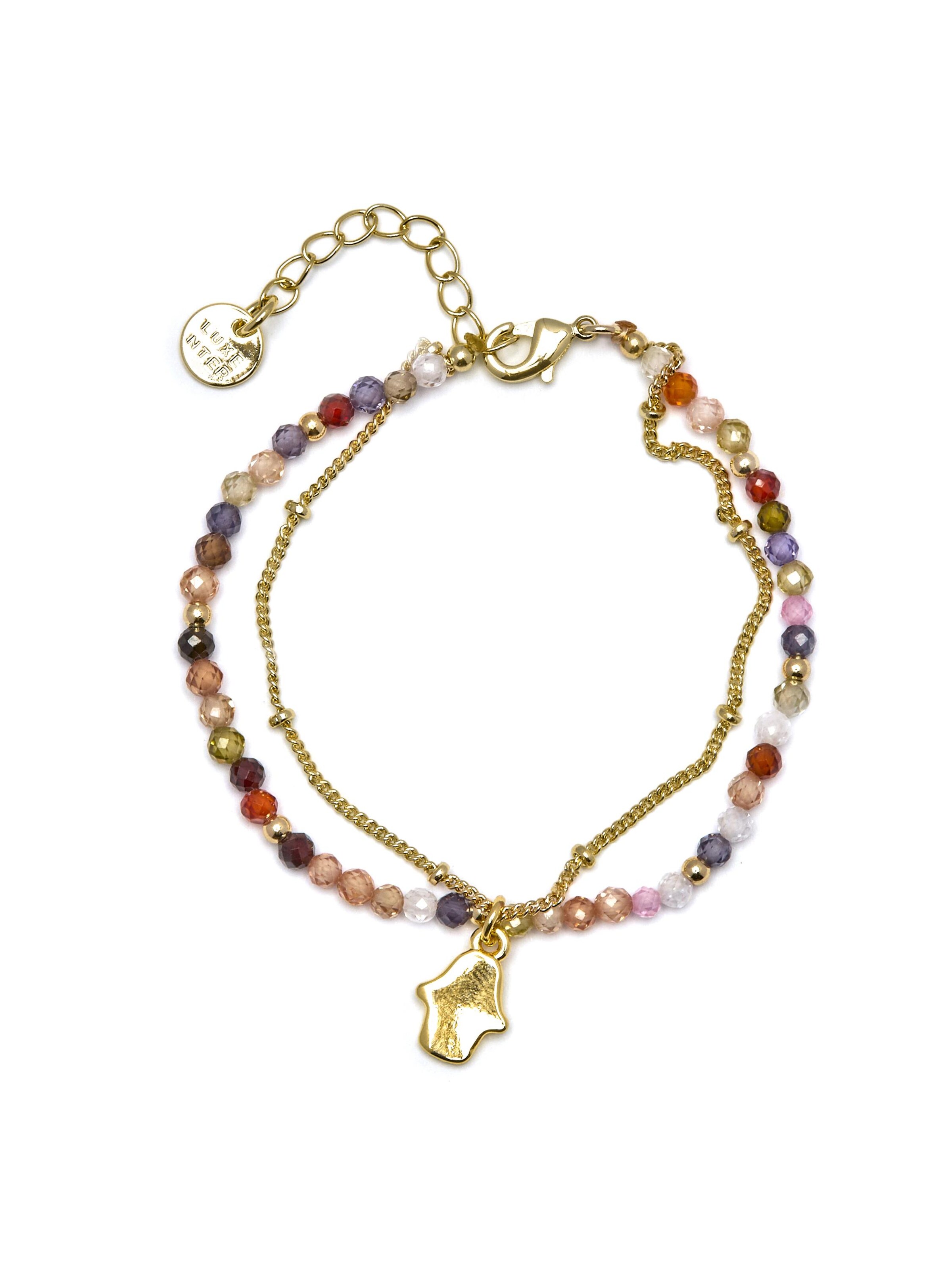 Braccialetto 'Raxsu' di Luxenter in colori misti: frontale