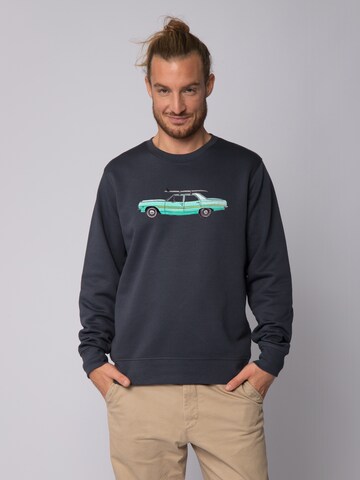 Felpa ' Surf Car ' di Watapparel in grigio: frontale