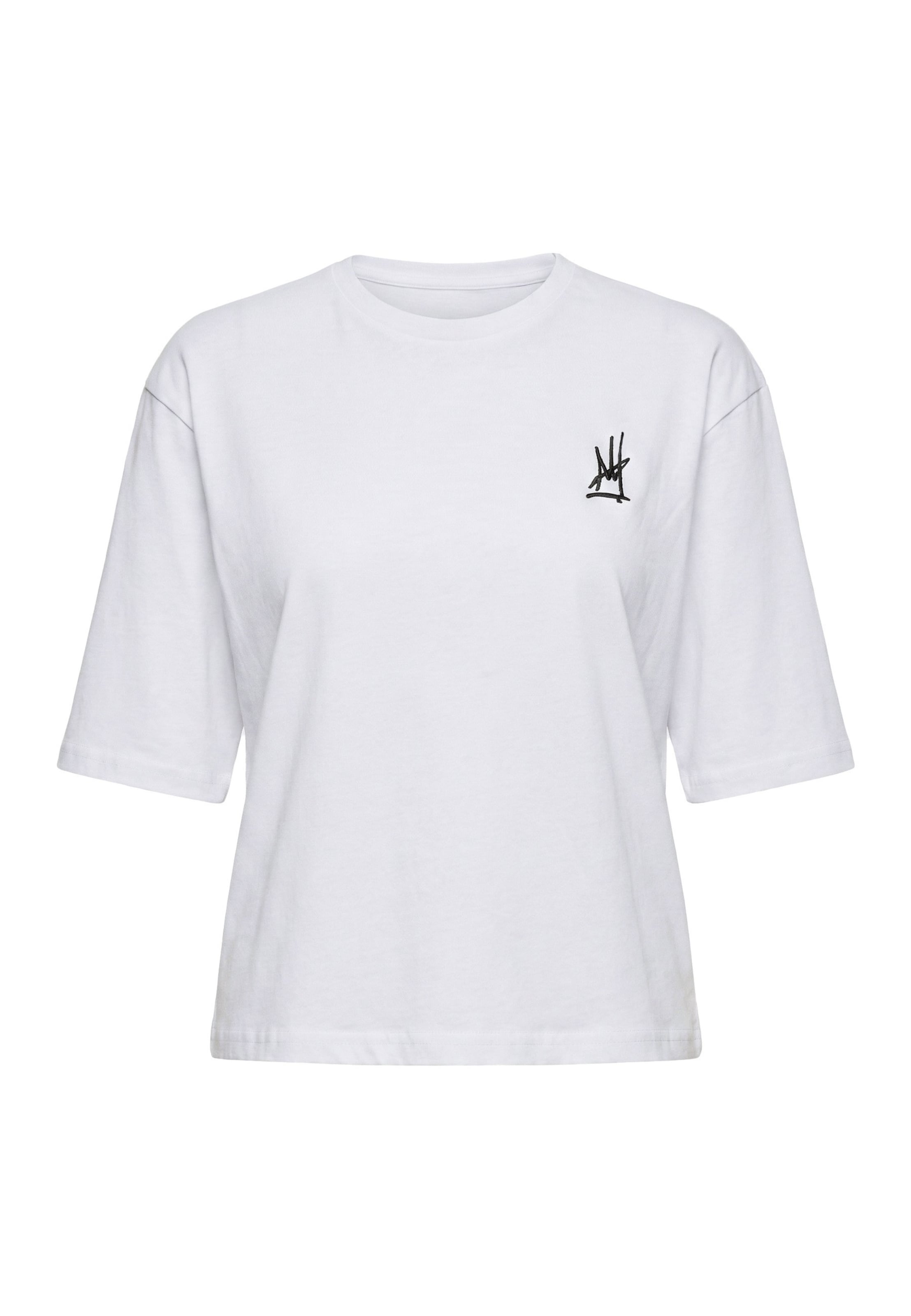 Dangerous DNGRS T-Shirt 'Liminous' in Weiß: Vorderseite