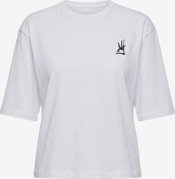 Dangerous DNGRS T-Shirt 'Liminous' in Weiß: Vorderseite