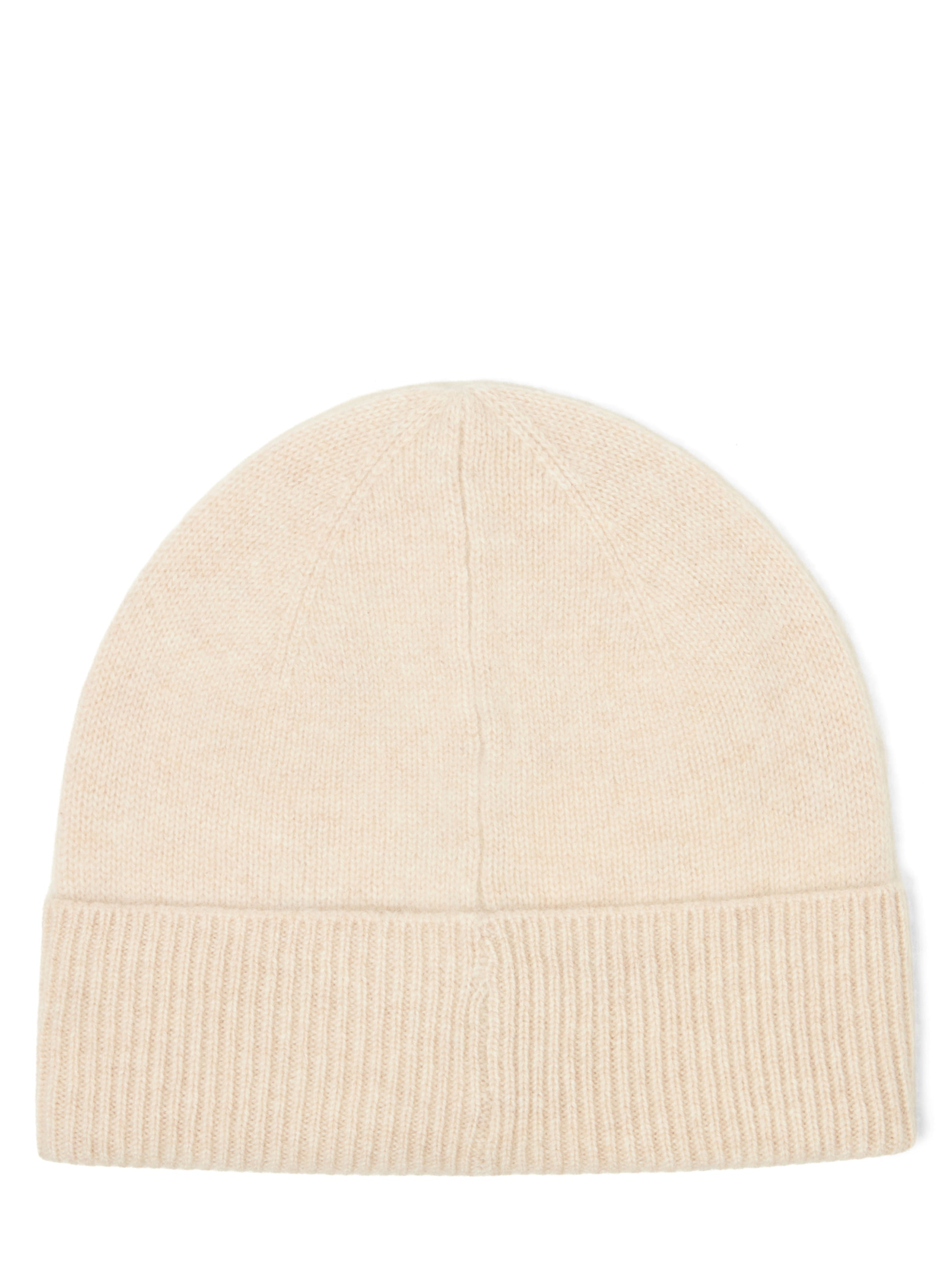 Marie Lund Muts in Beige: voorkant