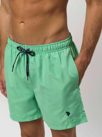 U.S. POLO ASSN. Zwemshorts ' UMAZA ' in Groen