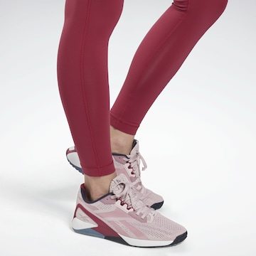 Reebok Skinny Workout Pants 'Lux' in Pink