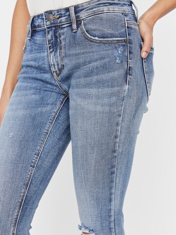 VERO MODA Skinny Jeansy 'Lydia' w kolorze niebieski