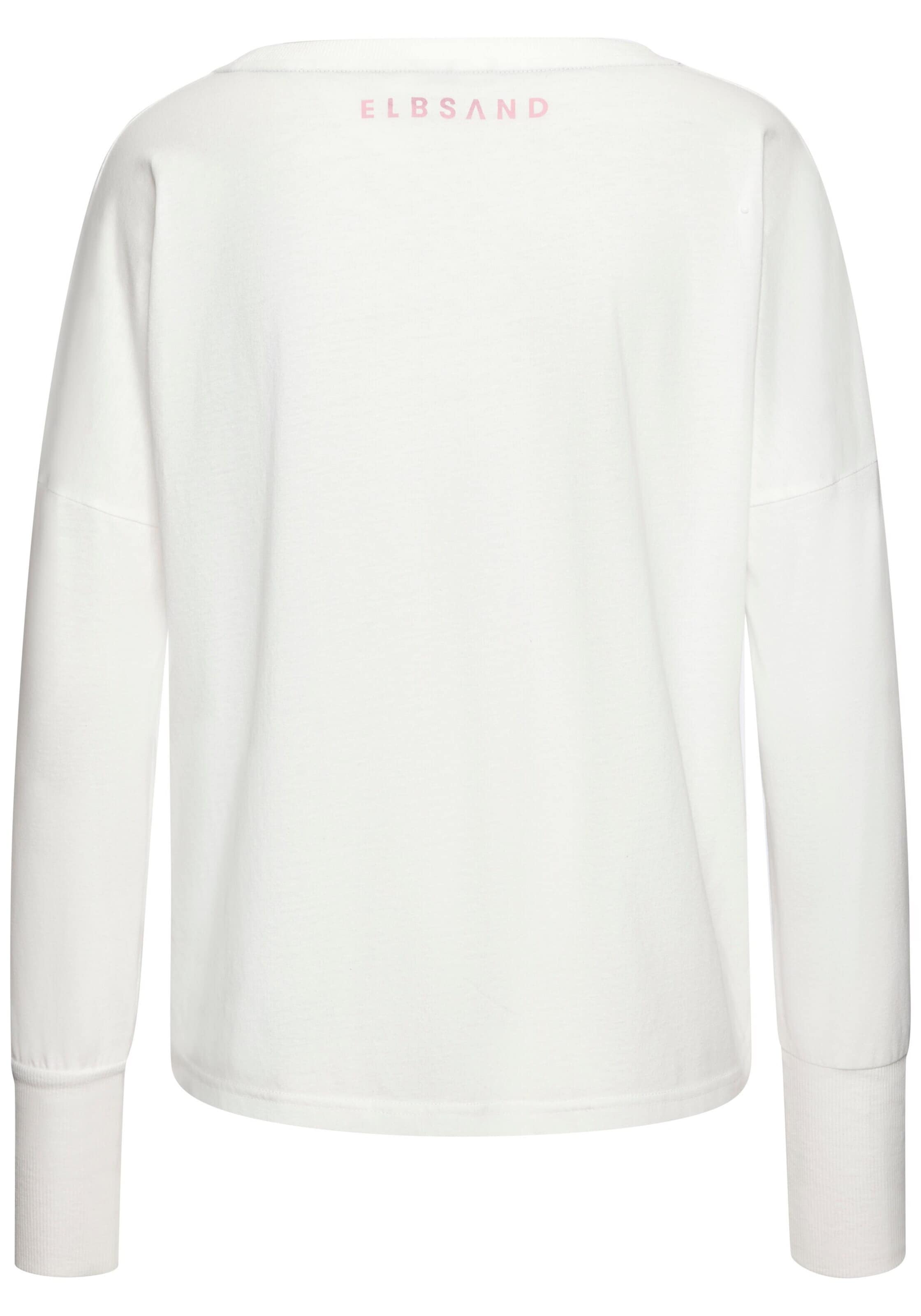 T-shirt Elbsand en blanc