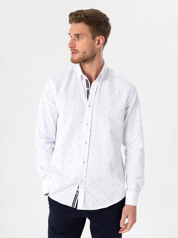 Coupe regular Chemise Dandalo en blanc