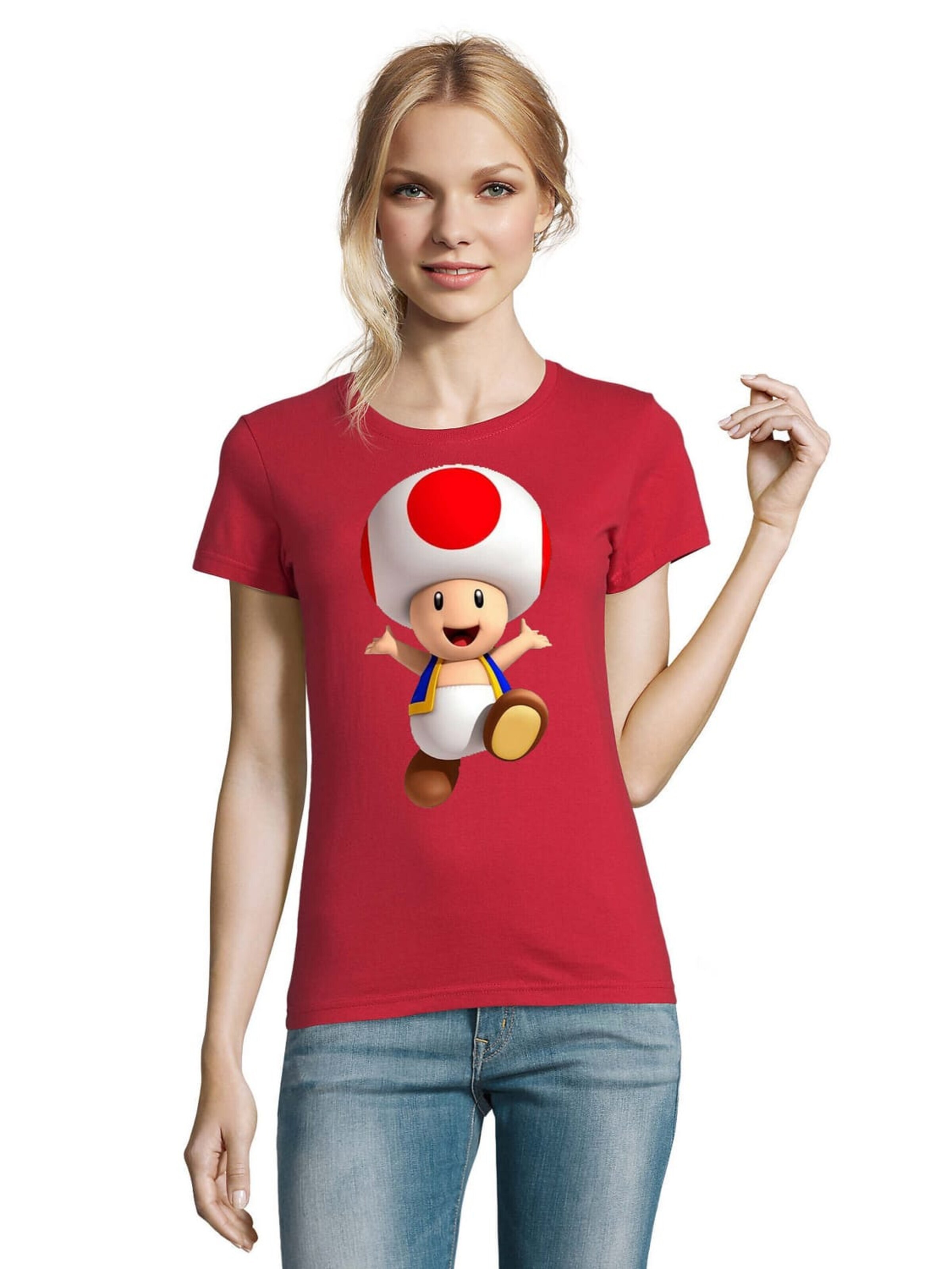 Blondie & Brownie Shirt 'Toad2'‌‌‌‌‌‌‌‌‌ in Rot: Vorderseite