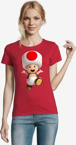 Blondie & Brownie Shirt 'Toad2' in Rot: Vorderseite