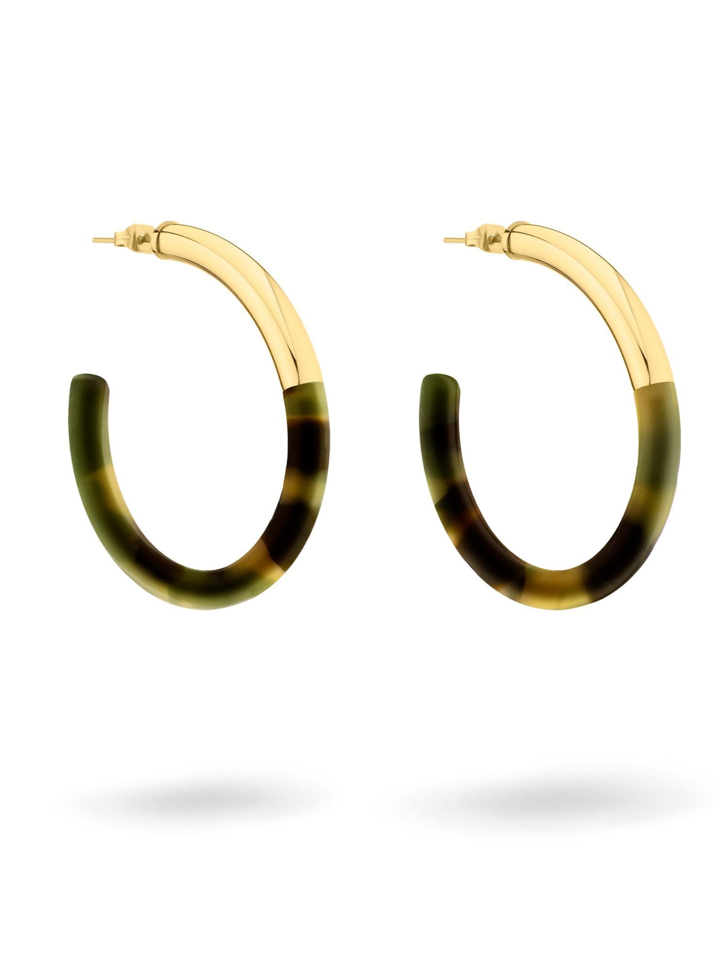 Liebeskind Berlin Ohrringe in Braun: Vorderseite