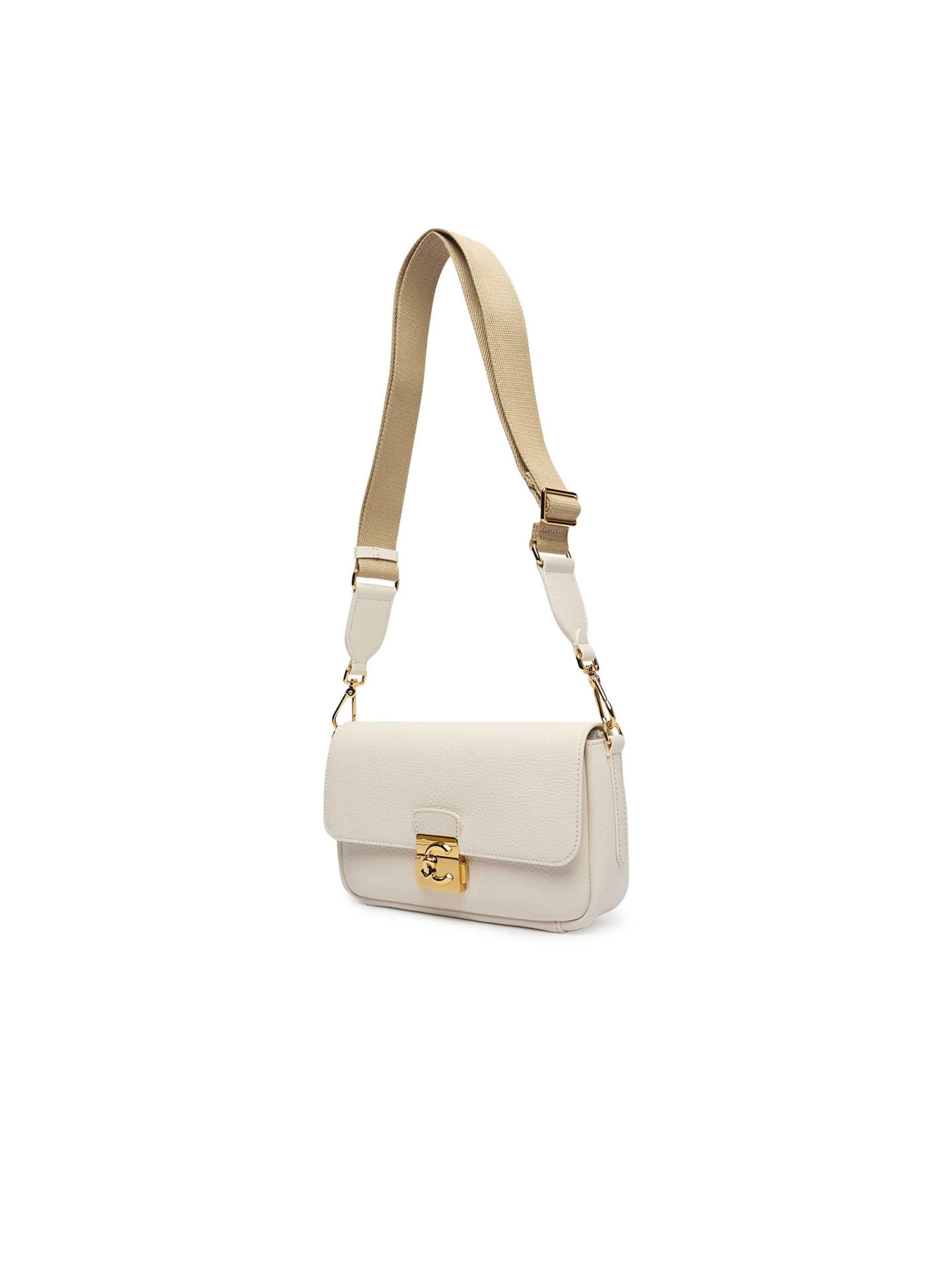 Coccinelle Handtas 'C-Me Lock' in Wit