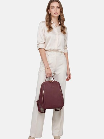 Zaino 'Zaino donna David Jones poliuretano' di David Jones in rosso