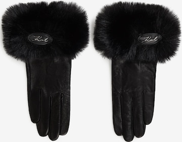 Karl LagerfeldKlasične rukavice - crna boja: prednji dio