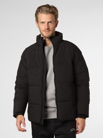 Aygill's Between-Season Jacket in Black: front