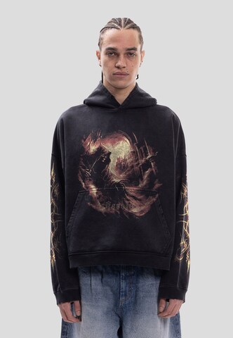 FAVELA Sweatshirt 'Hell' in Schwarz: Vorderseite