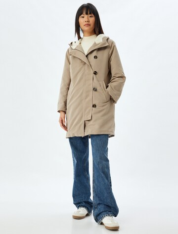 Koton Tussenparka in Beige: voorkant