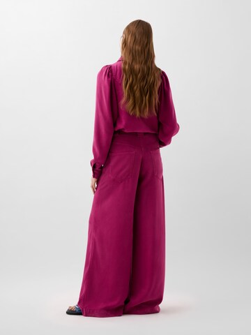 Scalpers Normální Kalhoty ' ' – pink