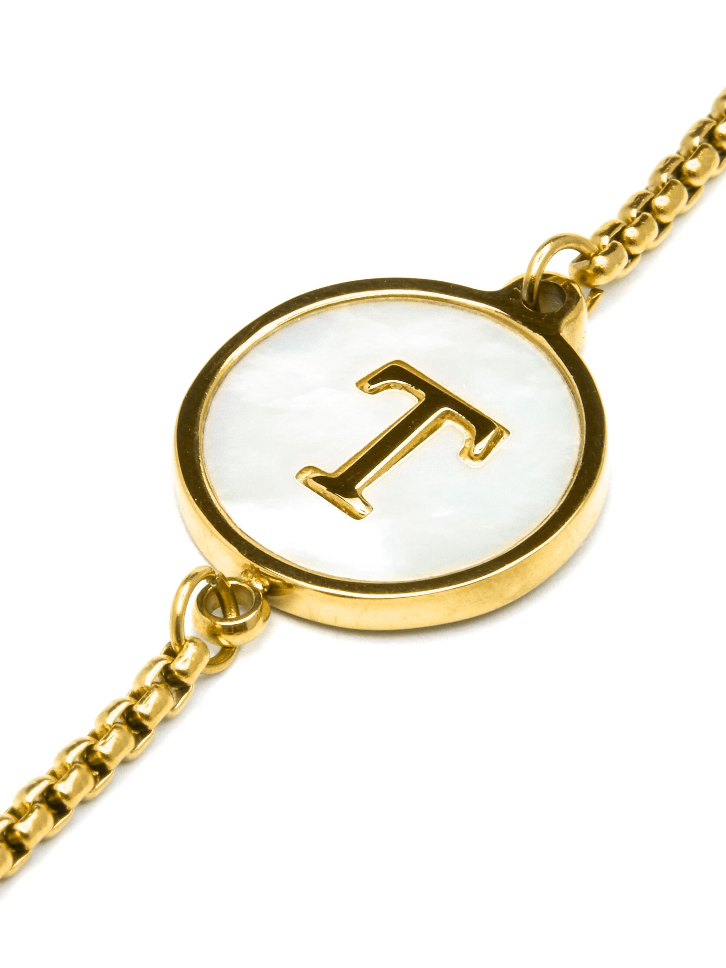 Luxenter - Pulseira 'Alphabet' em ouro