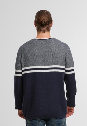 Pull-over 'Jaluf' INDICODE JEANS en bleu