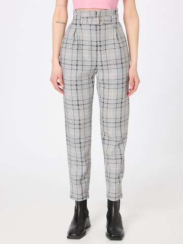 Dorothy Perkins Szabványos Nadrág 'Willow Check' - kék: elől