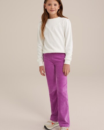 évasé Leggings WE Fashion en violet