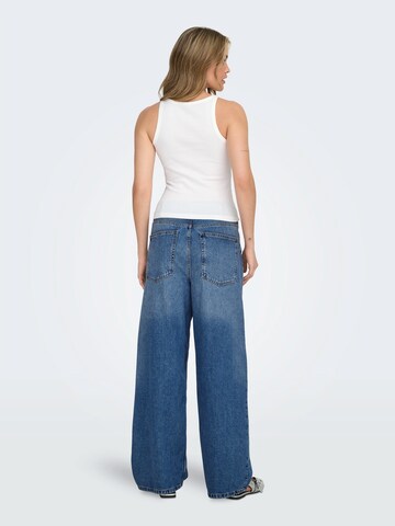 ONLY Topp 'ONLFILIZ' i vit