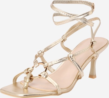 Flip-flops 'DANIKA' de la Raid pe auriu: față