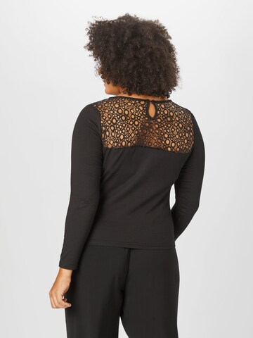 ABOUT YOU Curvy - Camiseta 'Elmira' en negro