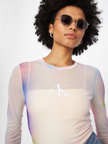 Calvin Klein Jeans Tričko – mix barev