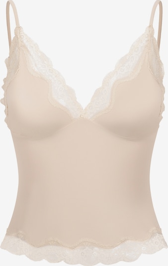 cfab Toppi 'Deep Neck Lace Top' koossa XS värissä hiekka, Tuotenäkymä