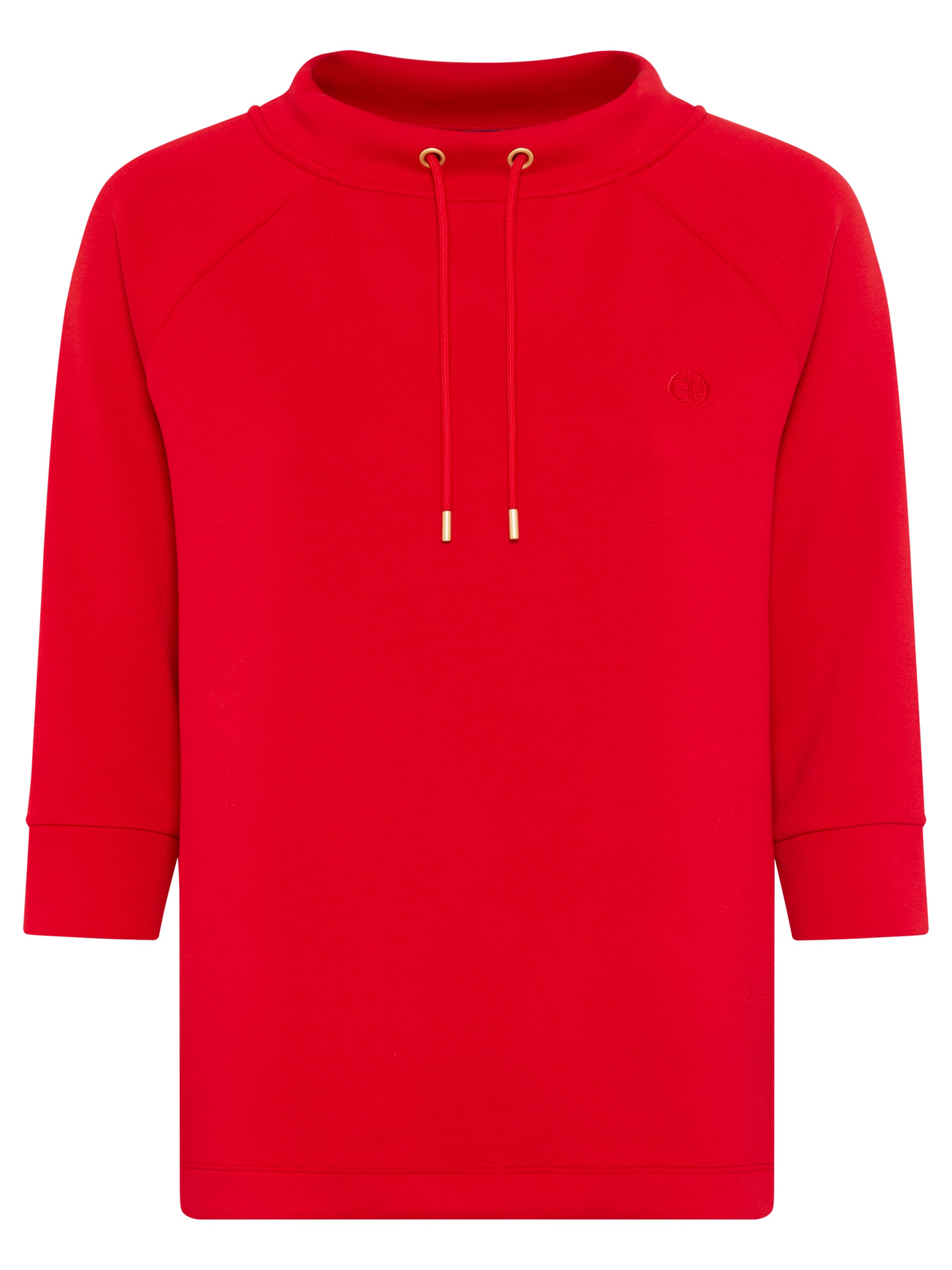 Olsen Sweatshirt ' Cora Jersey ' in Rot: Vorderseite