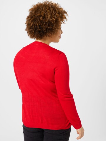 ONLY Carmakoma Sweater in Red