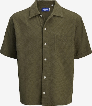 JACK & JONES Рубашка в Зеленый: спереди
