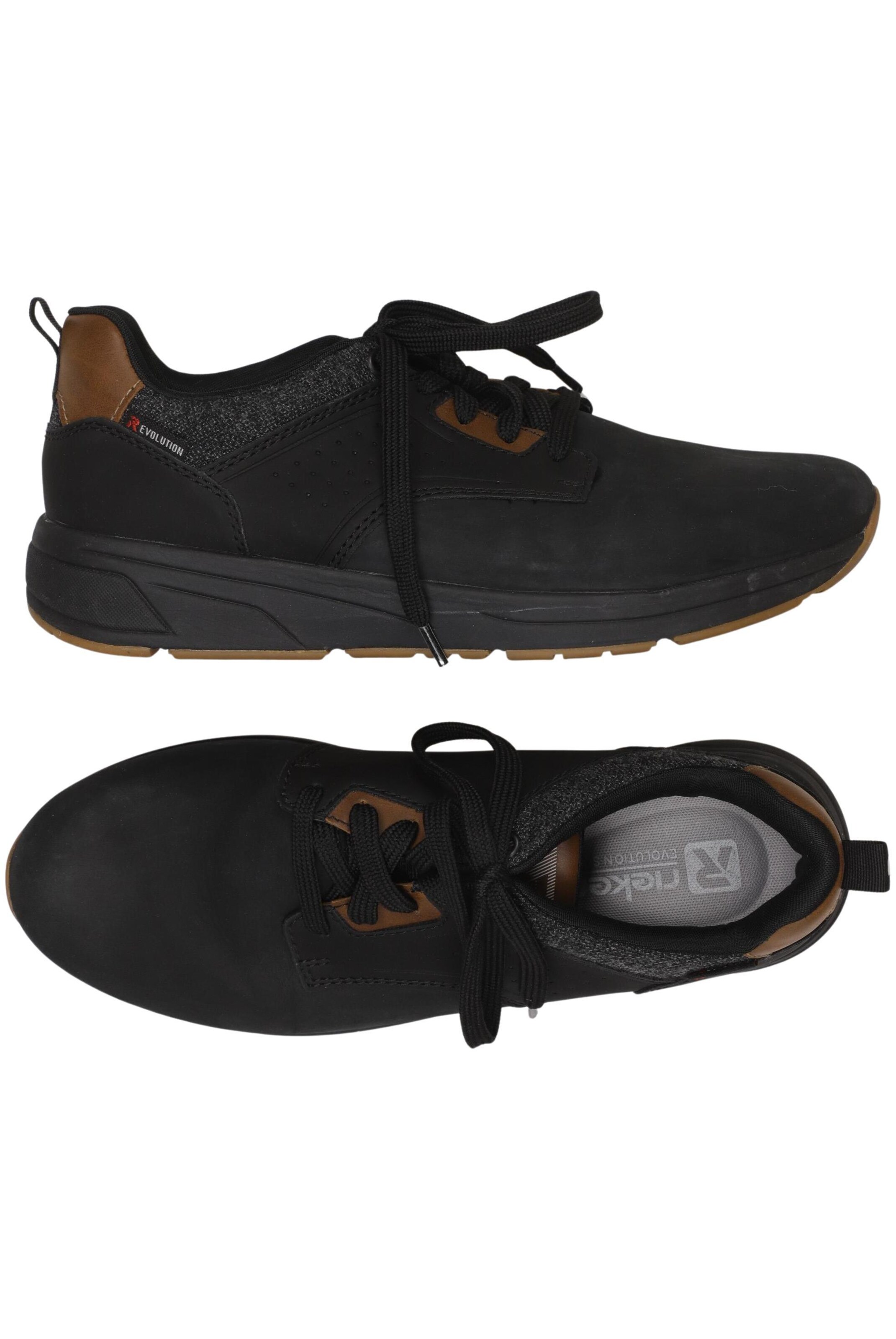 Rieker Flats & Loafers in 42 in Black: front