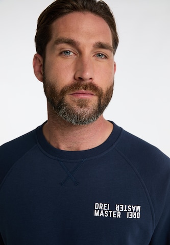 Sweat-shirt 'Bridgeport' DreiMaster Maritim en bleu