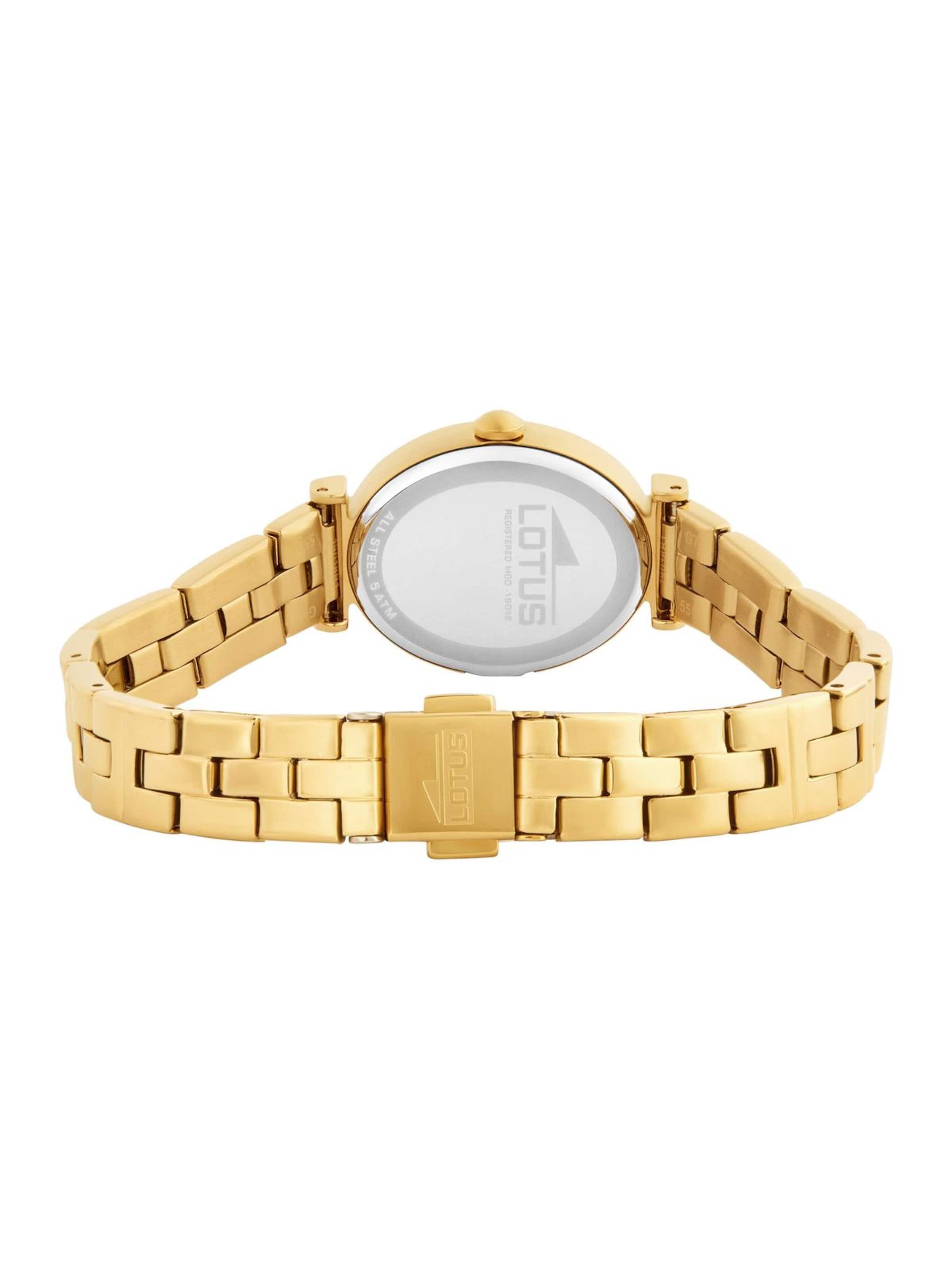 Lotus Analog watch in Gold