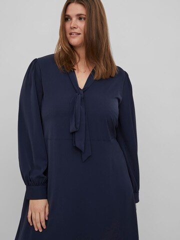 EVOKED Shirt Dress 'VIKAYA' in Blue