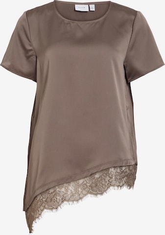 VILA Shirt 'VIEllette' in Brown: front