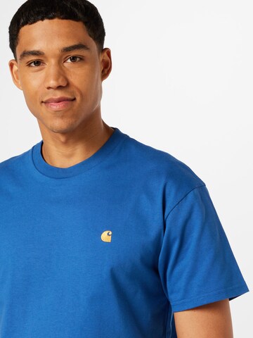 mėlyna Carhartt WIP Marškinėliai 'Chase'