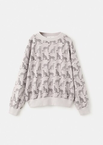 MANGO KIDS Sweatshirt 'Leo' in Grey