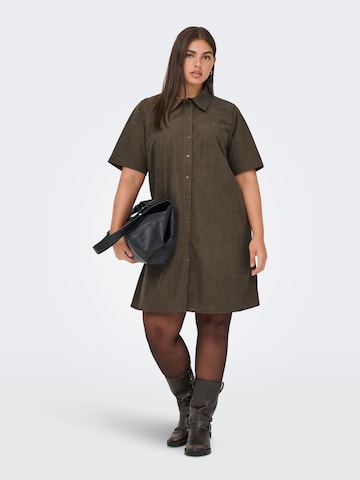 ONLY Carmakoma Blousejurk 'CARKinta' in Bruin